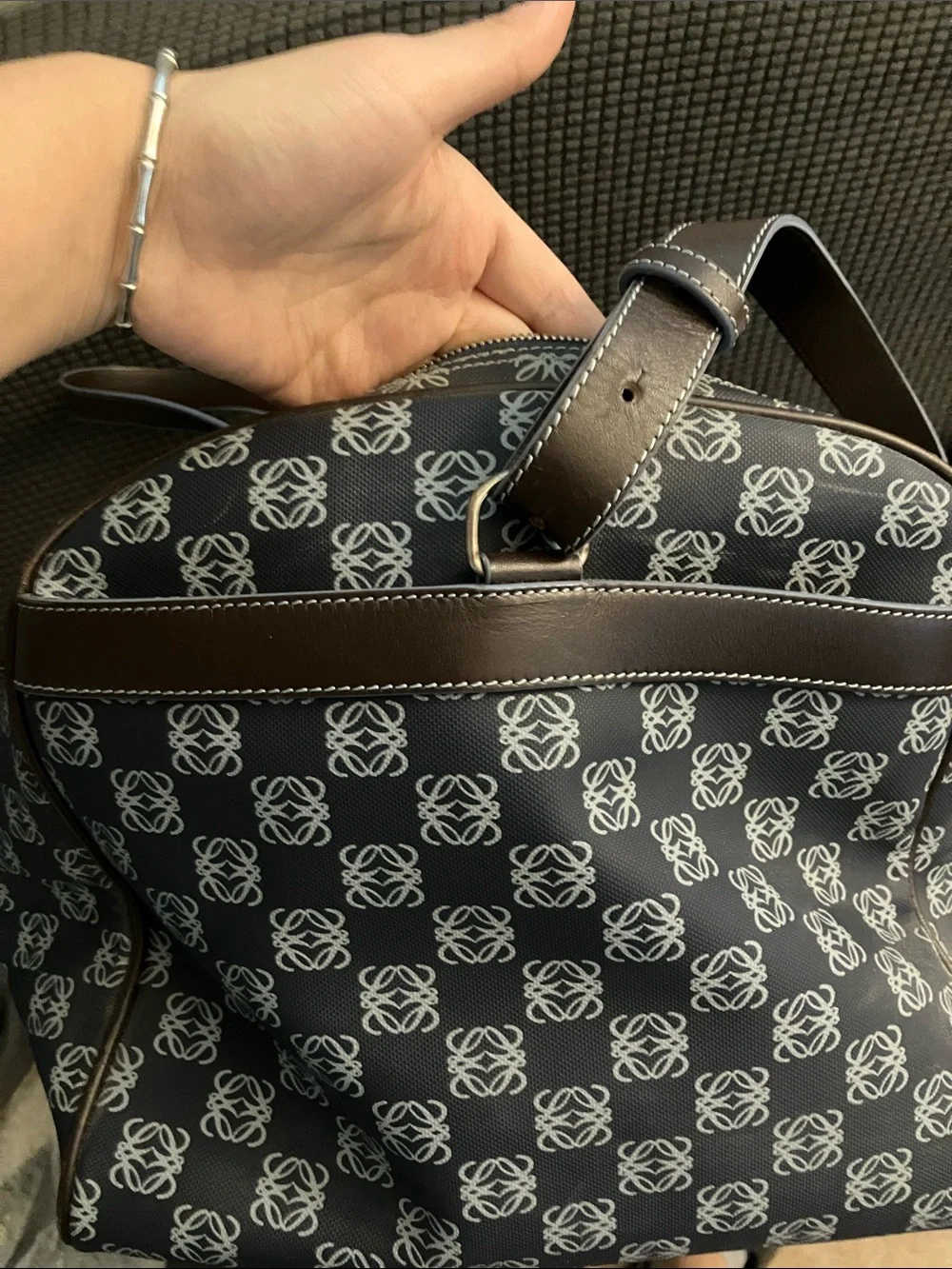 Loewe Anagram duffle Travel bag